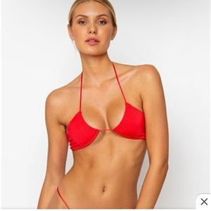 Sommer swim Xena top - red ❤️ NWT